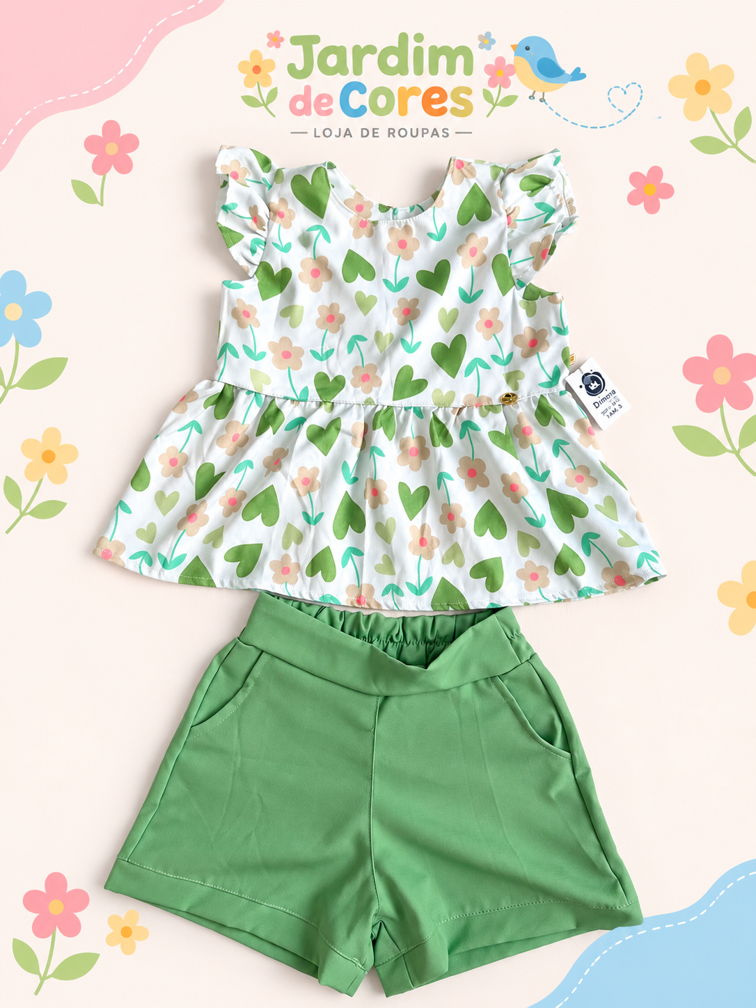 Conjunto Maria — Kids Green