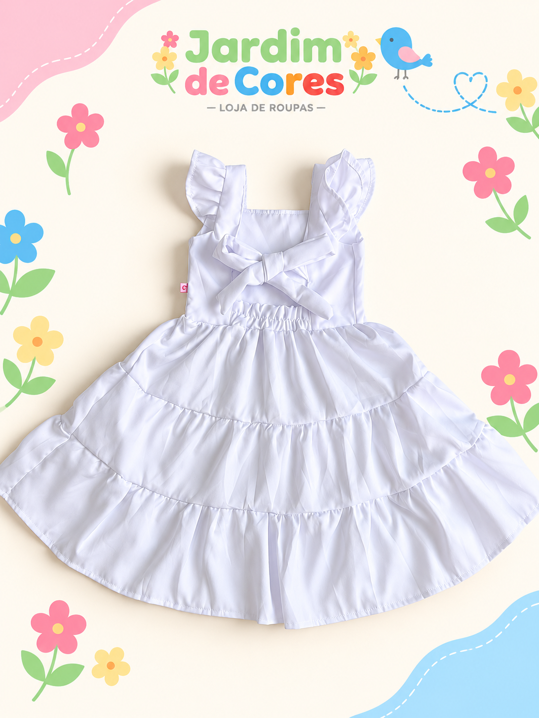 Vestido Sophia — White