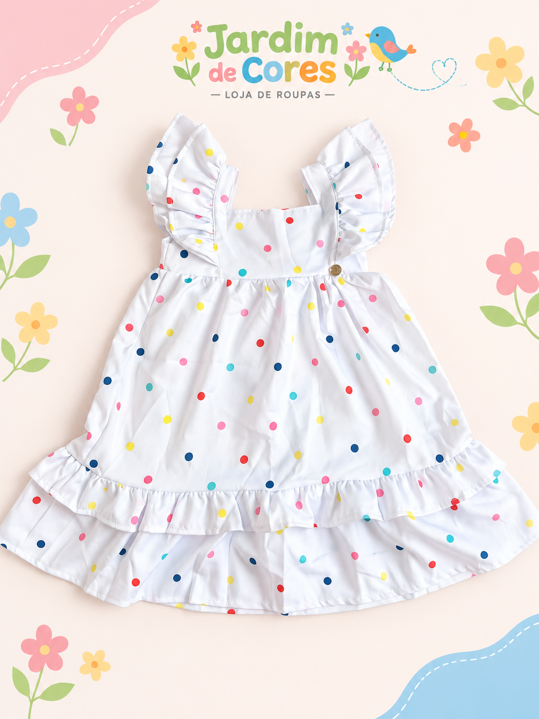 Vestido Catarina — Poá Colors