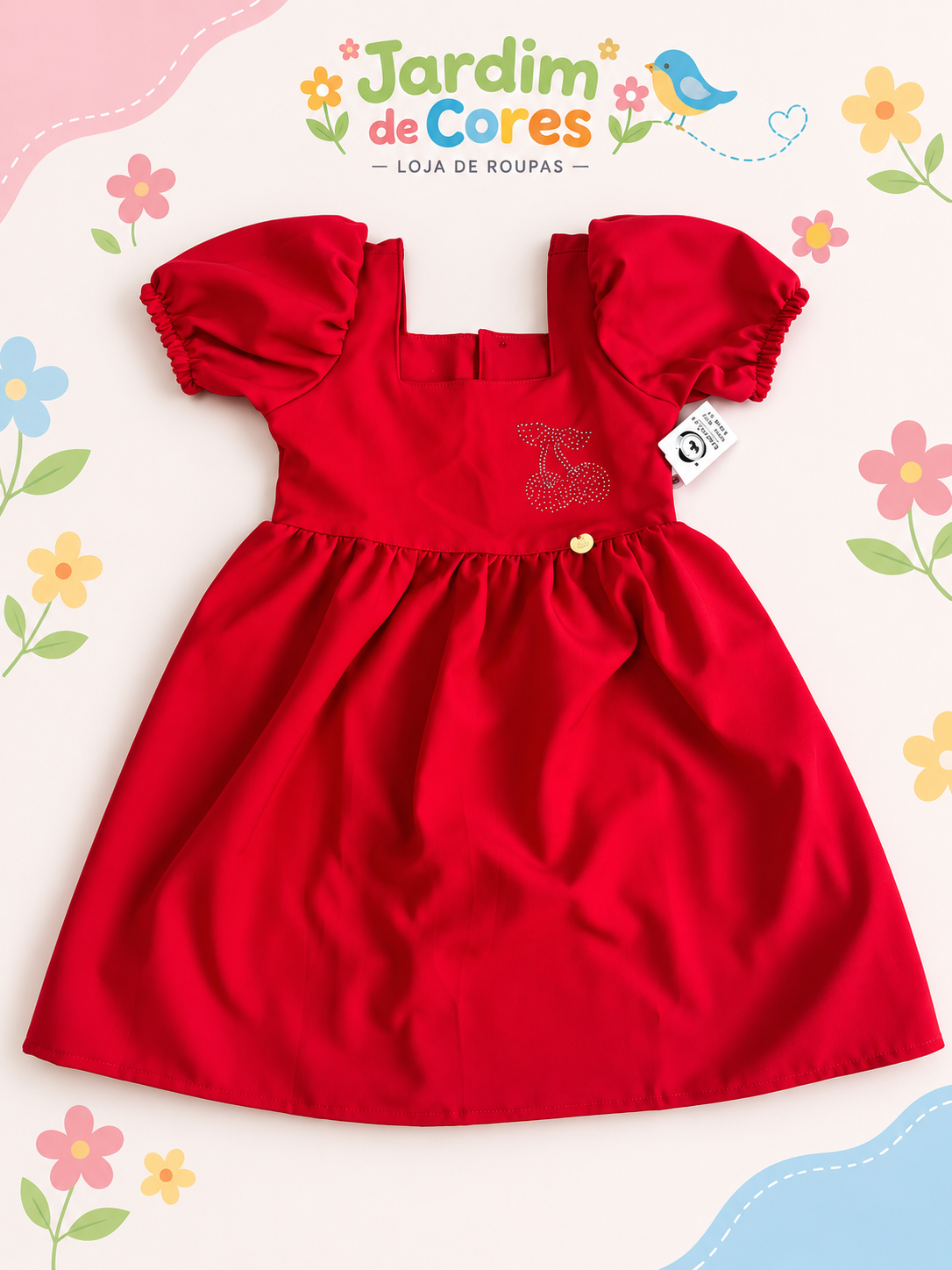 Vestido Laura — Red Cereja
